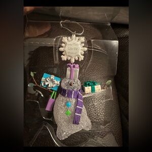 Snow Tine like the Present!  Ornament
In great condition 
Handcrafted dated 2003